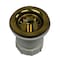 Nantucket Sinks 2.75 inch Junior Duo Bar Sink Drain In Polished Brass NS-403PB - alternate 1